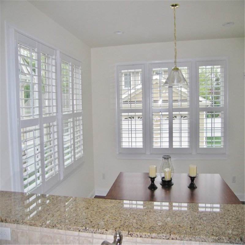 Wholesale Customized Aluminum/Vinyl Plantation Shutters with Different Design