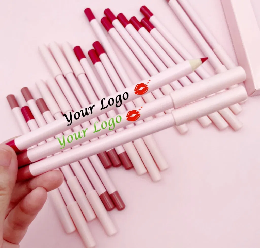Long Lasting Lipliner Custom Pink Matte Smudge Proof Lip Liner Vendor Creamy Lip Liner Pen Private Label Brown Lip Liner Pencil