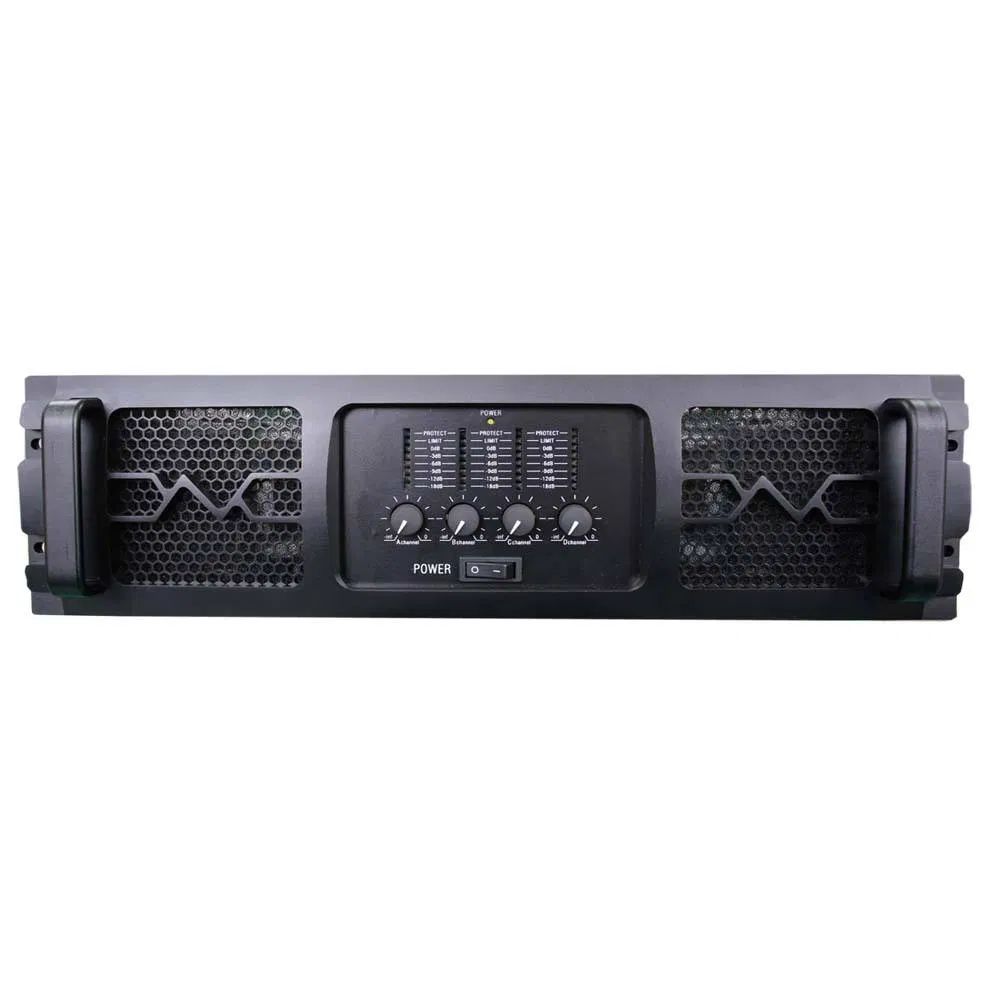 Xiy Ma4120 1200W*4 Audio Power Amplifier 3u Professional High Power Amplifier for Conference Stage Performance Theater