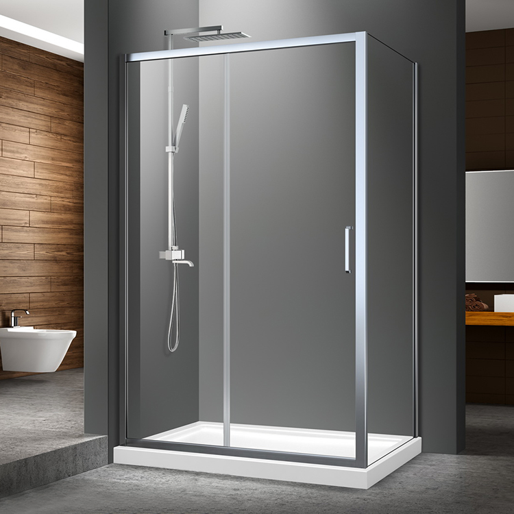 Modern 10mm Tempered Glass Shower Room Sliding Shower Glass Door
