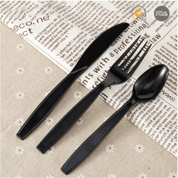 Fork Spoon Towel Sets Plastic Disposable Plastic Iced Cream Spoon and Fork