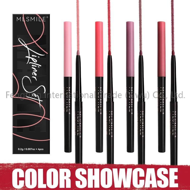 Custom No Logo Luxury Cruelty Free Waterproof Private Label Creamy Pigmented Matte High Quality Fashion Nude Creme Brown Lip Liner