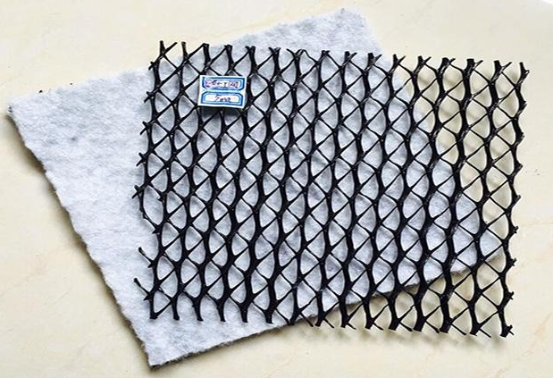 Low Price Geocomposite 3D Drainage Geonet Composite with Nonwoven Geotextile System for Drainage Project Drainage