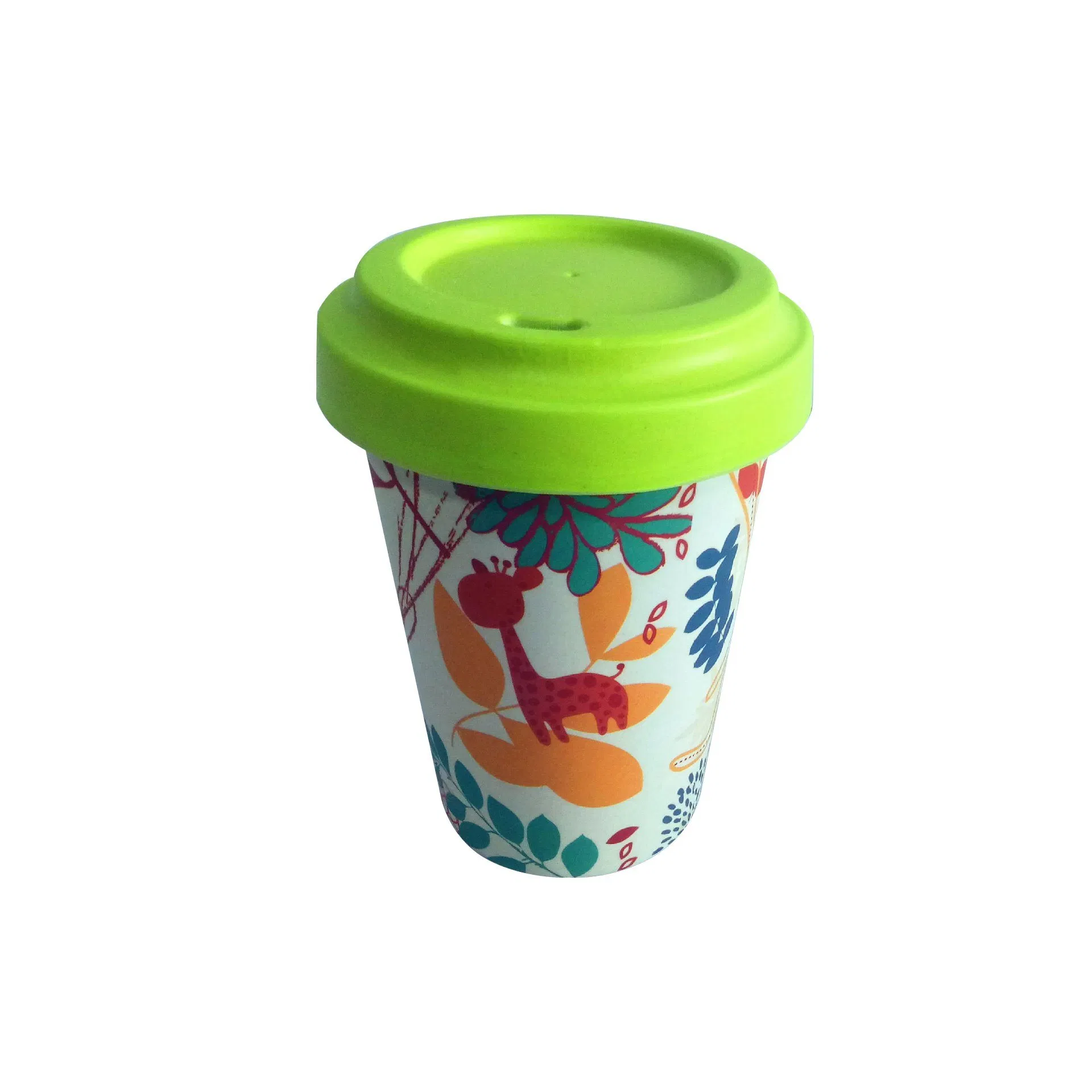Экокружка из бамбукового волокна с крышкой, 16 oz