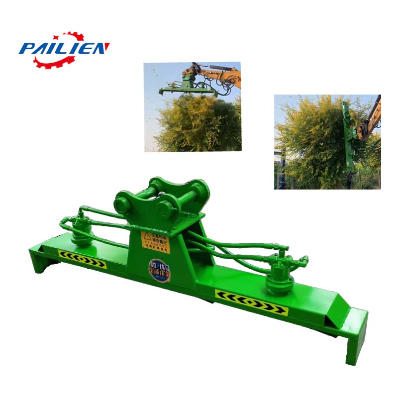 Excavator Parts Grass Cutter Head Bushes Cutting Machine Lawn Mower on Excavator
