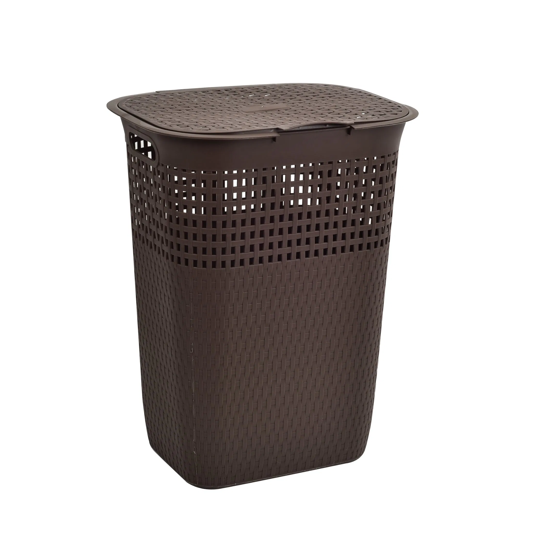 Cheaper Cost and Favorable Laundry Basket with Lid Brown