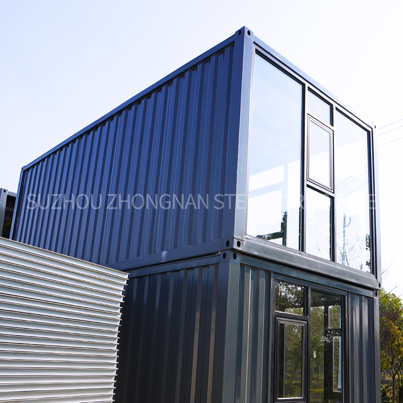 CE Certified 20 Feet Mobile Site Modular Office Containers House with Glass for Sale