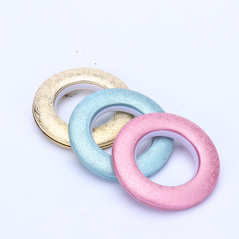 Wholesale Production Plastic Eyelet Curtains Wear Resistant and Durable Round Curtain Ring Eyelet