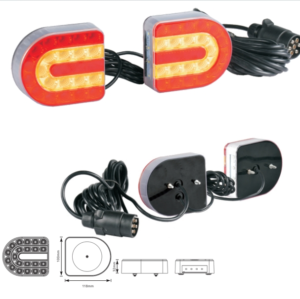 12V LED Trailer Tail Lights