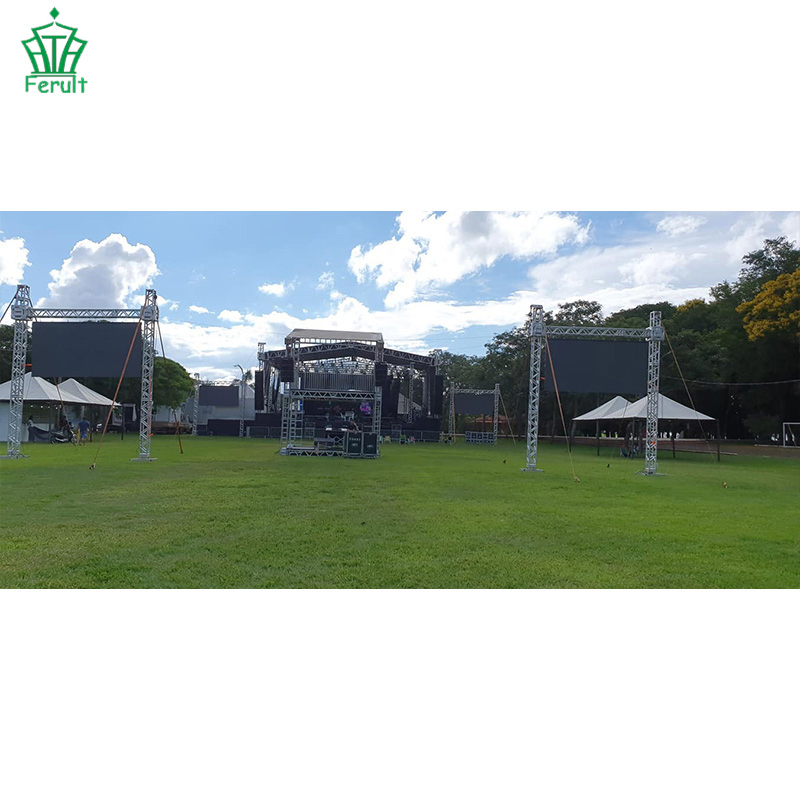Outdoor Concert Event Mobile Stage Performance Exhibition Square Lighting Sound Bolt Spigot Trade Fair Tent Aluminum Truss