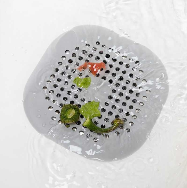 Bathroom Kitchen Drain Strainers, Hair Drain Catcher, Silicone Drain Cover