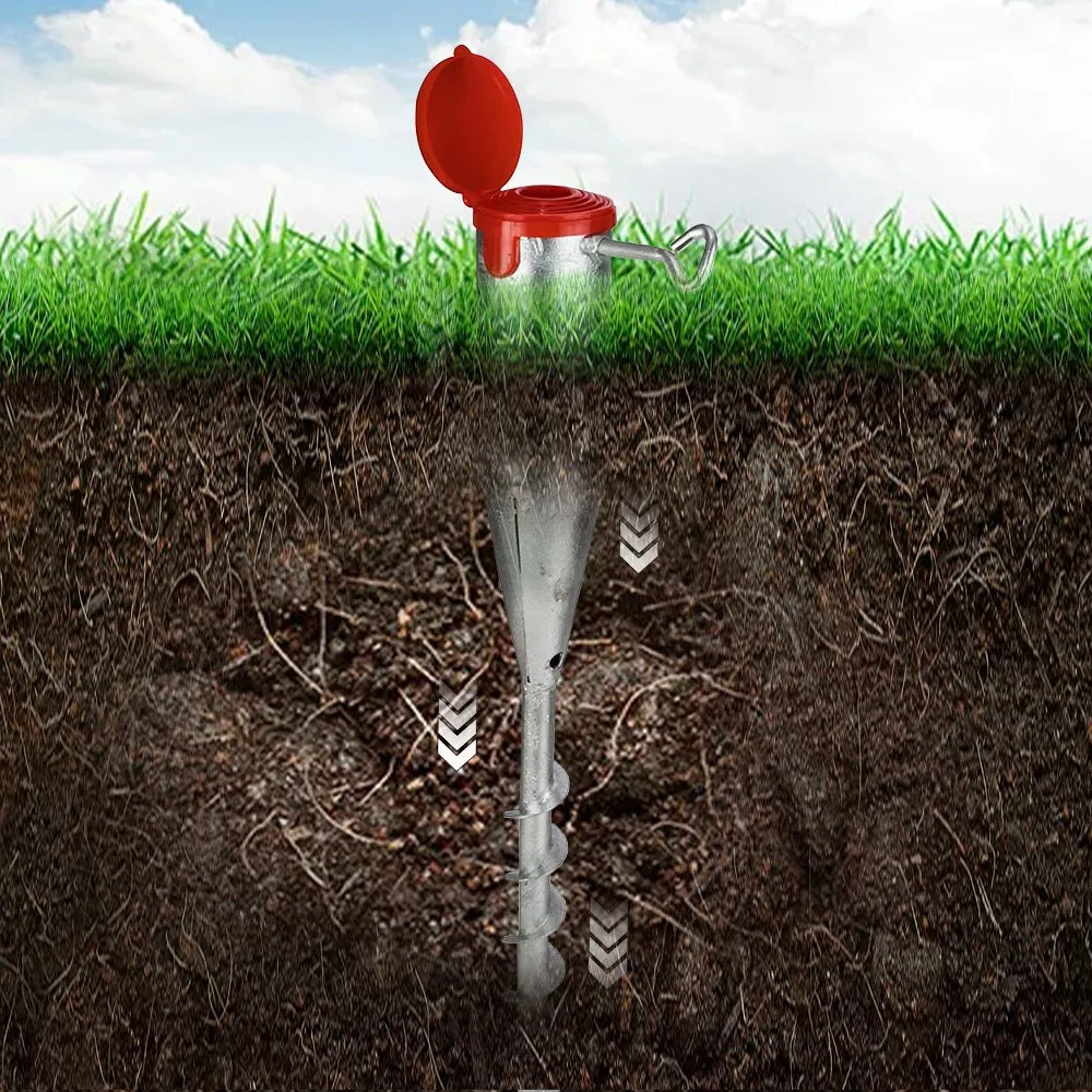 Якорь-шпиль для зонта оцинкованный стальной