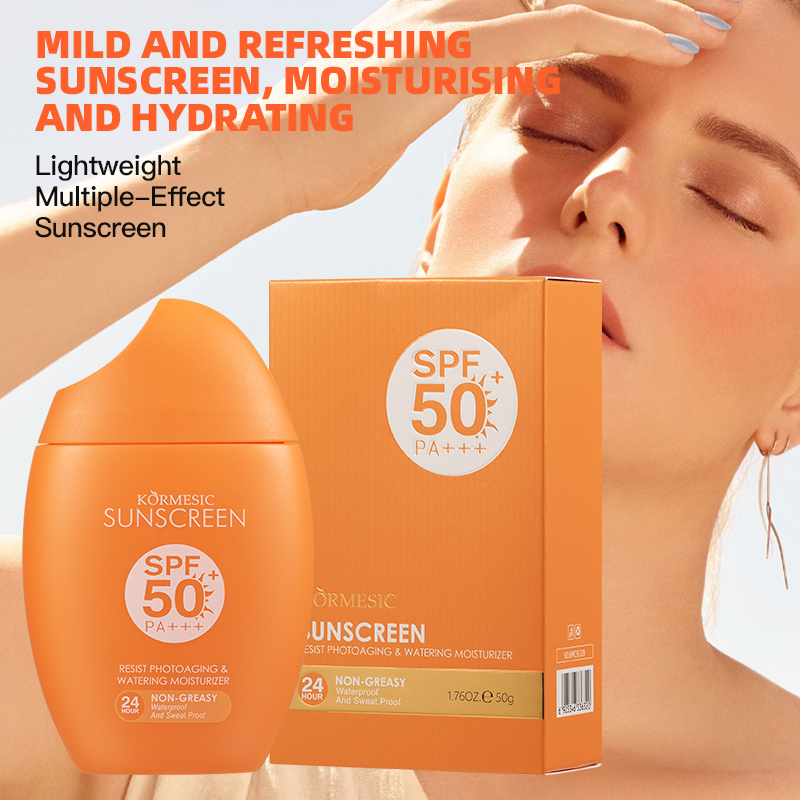 Factory Price SPF50+ Refreshing Waterproof UV Concealer Moisturizing Brightening Sunscreen Cream