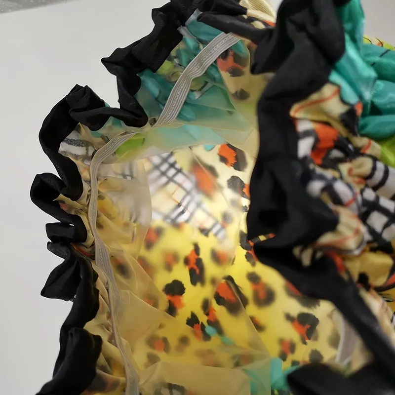 Luxury Printing Shower Caps Low MOQ Elastic Double Layer