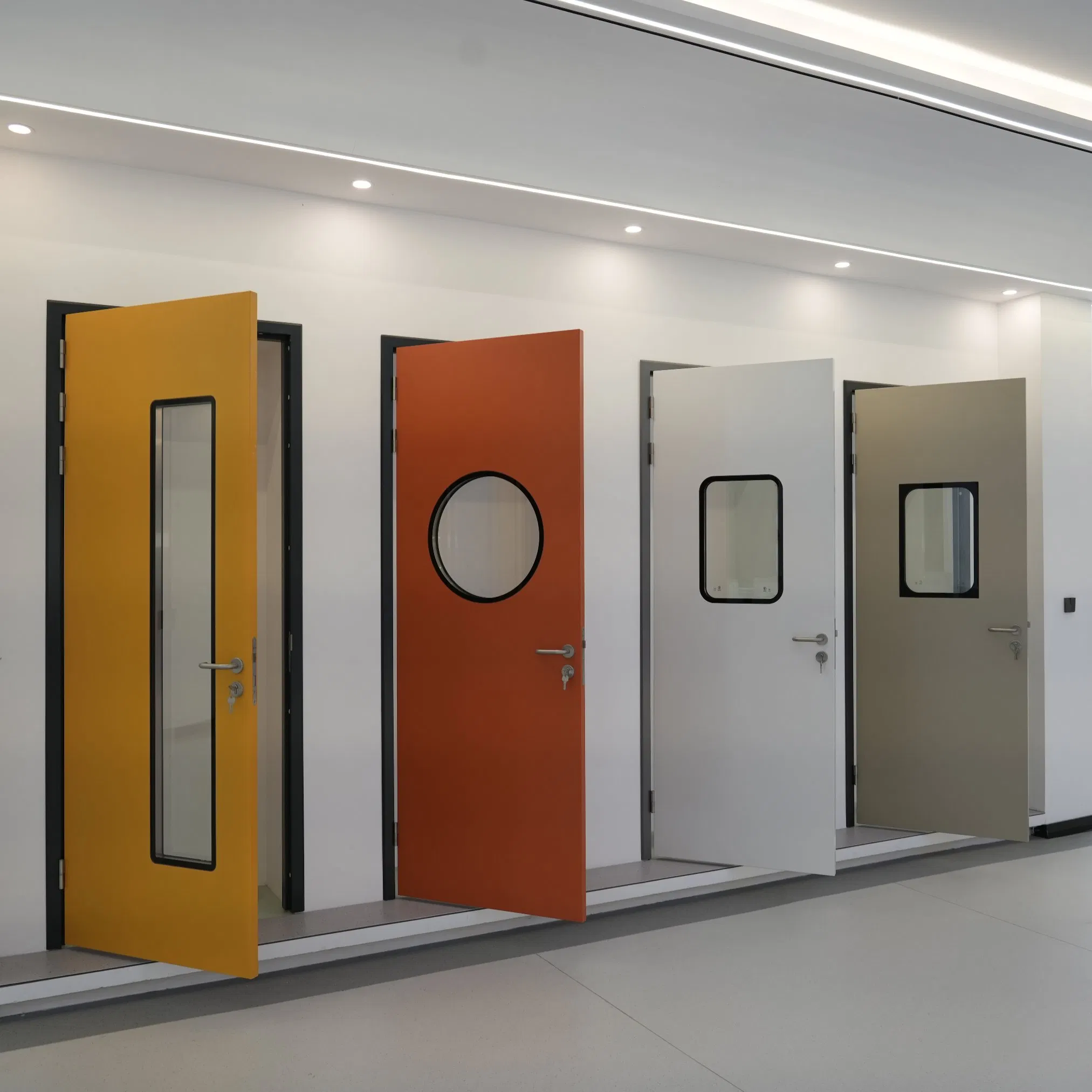 Customized Size Color Hospital-Grade Air-Tight Operation 2mm Lead Sheet Pure Lead Door Automatic Medical Door