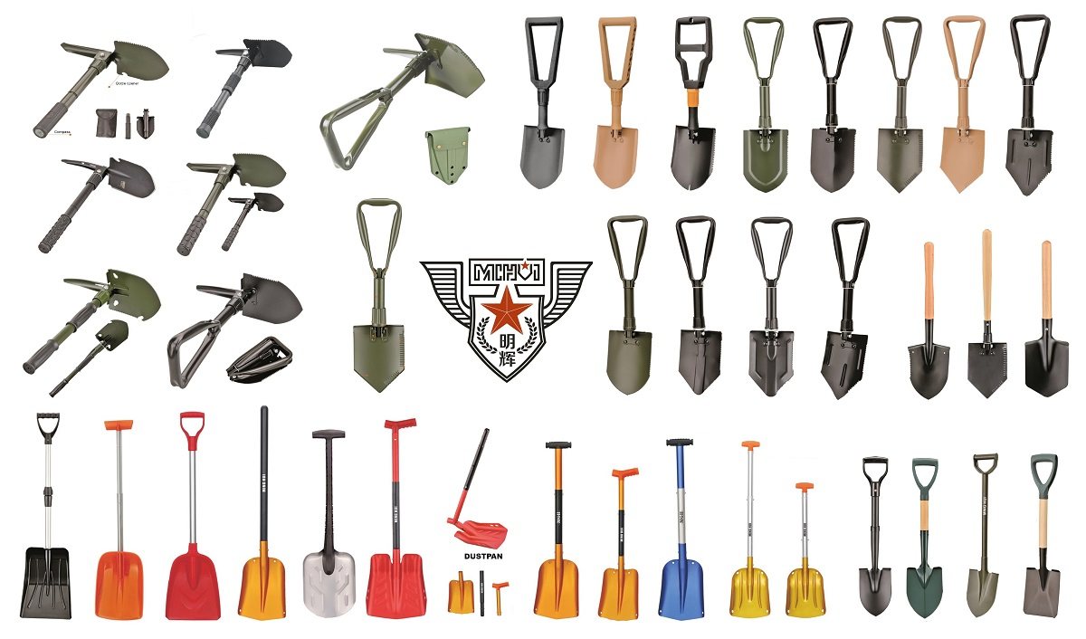 Agriculture Factory Good Price Metal Round Shovel with Metal Handle for Digging Shovel