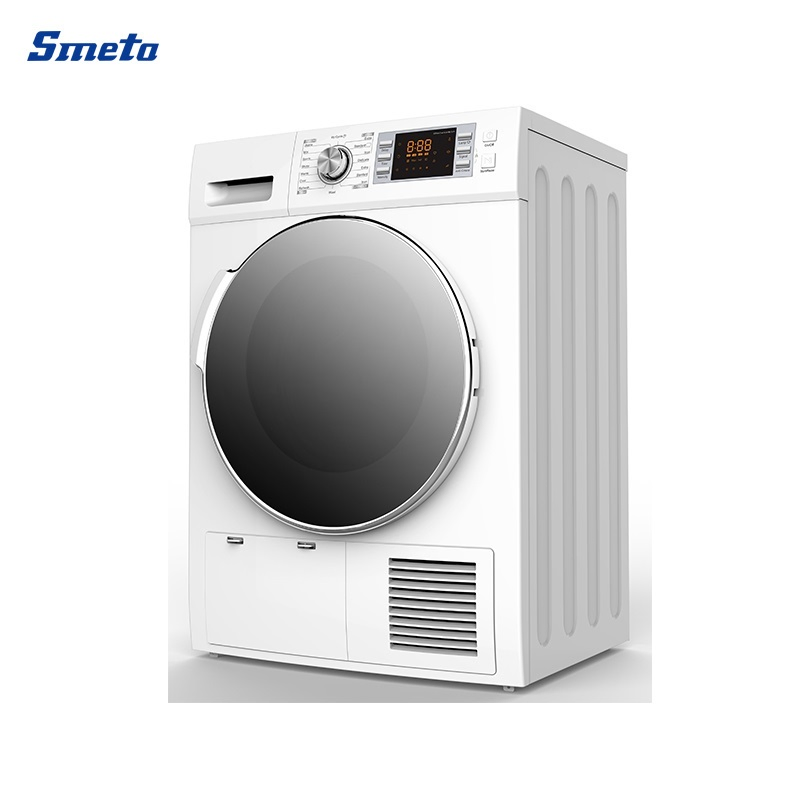 Smeta Home Clothes Freestanding Front Load Ventless Condensing Tumble Dryer