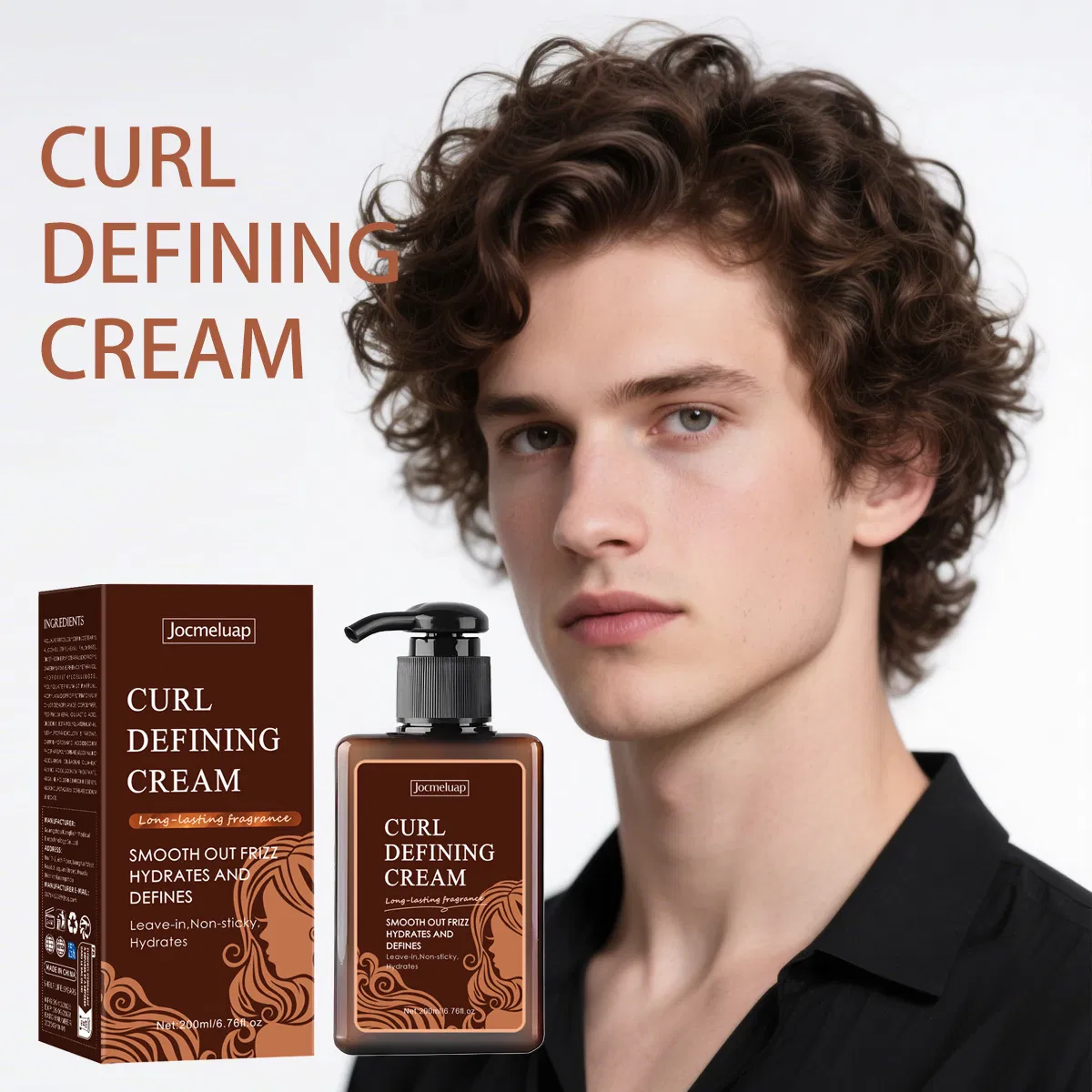 OEM/ODM Hair Curl Cream Curling Defining Cream Styling Products Long Lasting African Curl Defining Enhancers Activator Cream