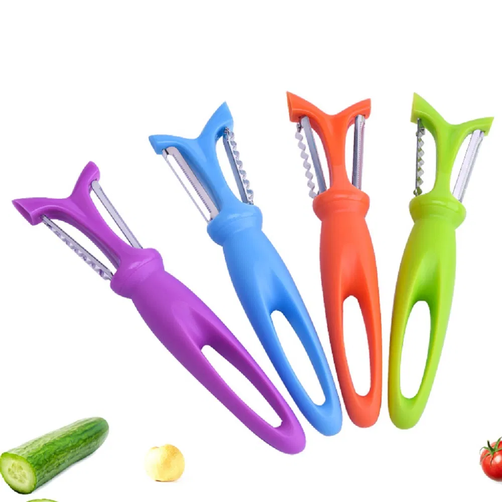 Fruits and Vegetables Paring Knife Dual Sided Peeler Julienne Peeler Wbb17336