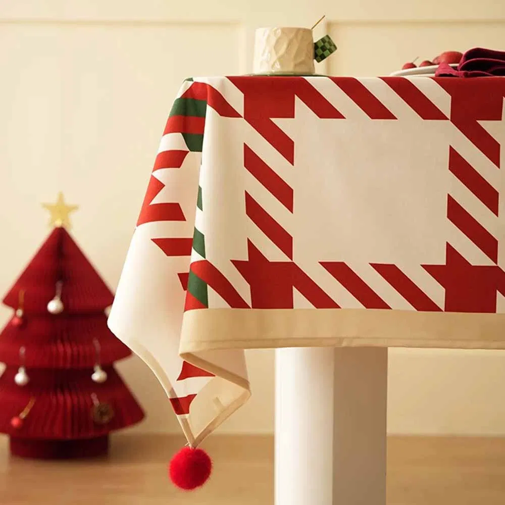 Christmas Party Vintage Tablecloth Wholesale