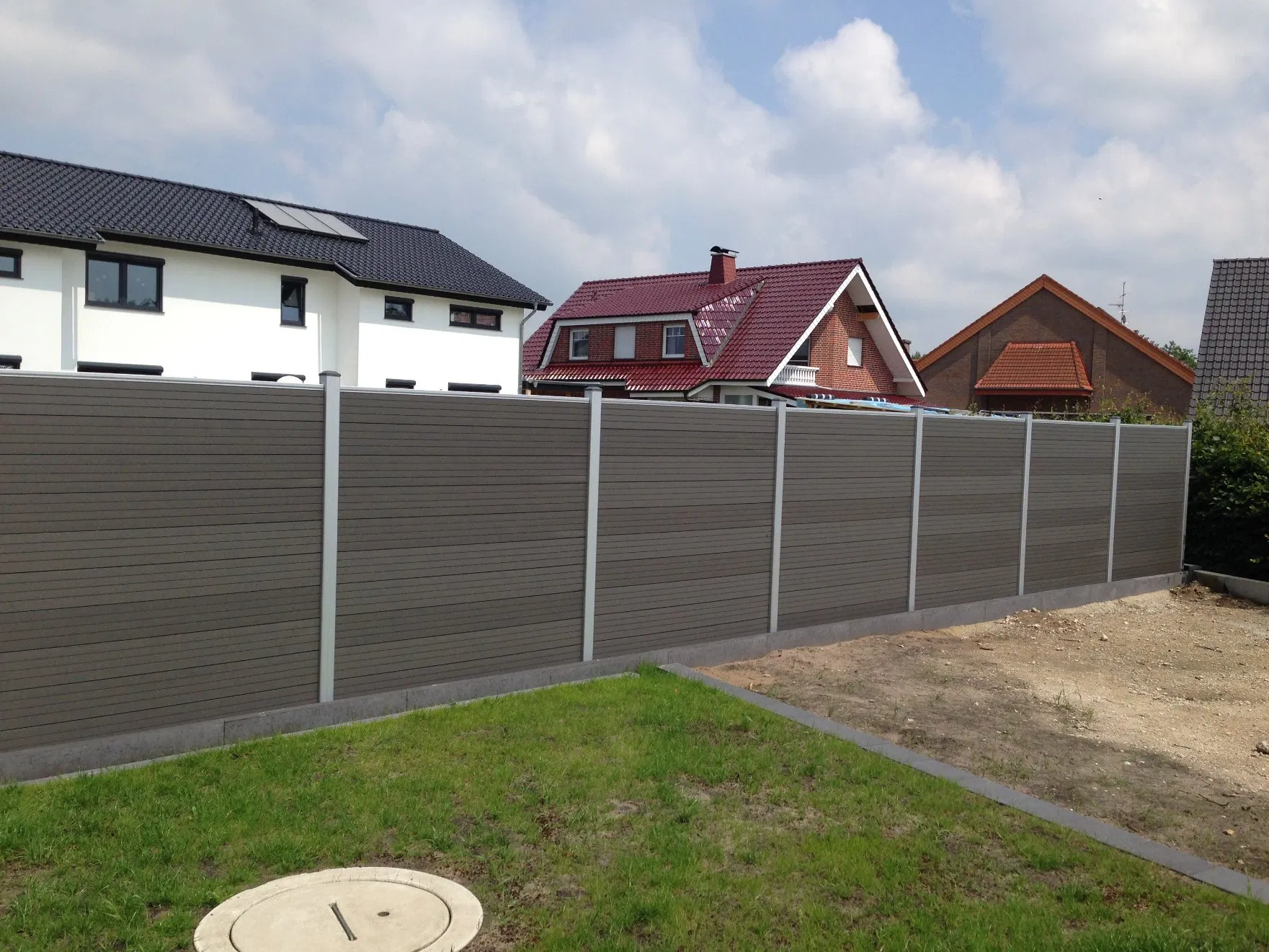 Wood Plastic Composite Garden Fence