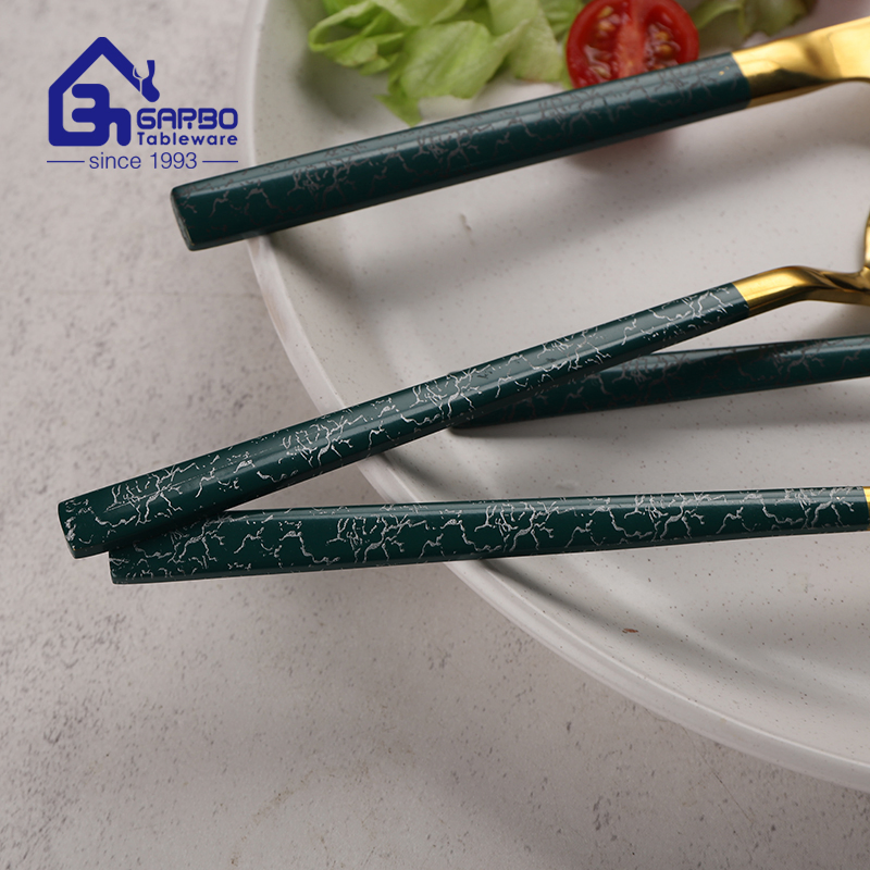 410 (13-0) Stainless Steel Dinner Knife Gold Color Metal Flatware Classic Hot Selling Steak Knife for Home Restaurant Use Kitchen Utensils