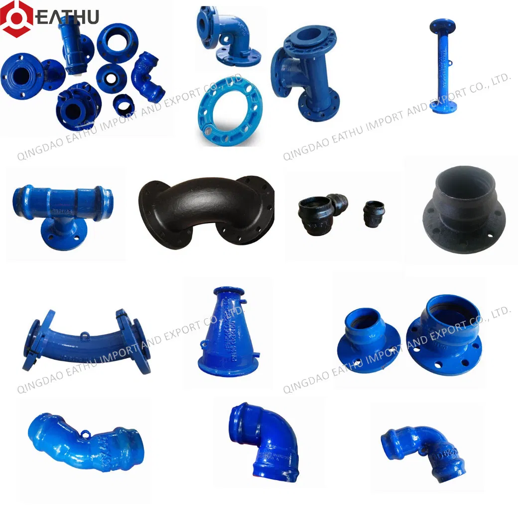 ISO2531/En545/En598 Ductile Iron Cast Iron Water Pipe Fittings for PVC Pipe and Ductile Iron Pipe