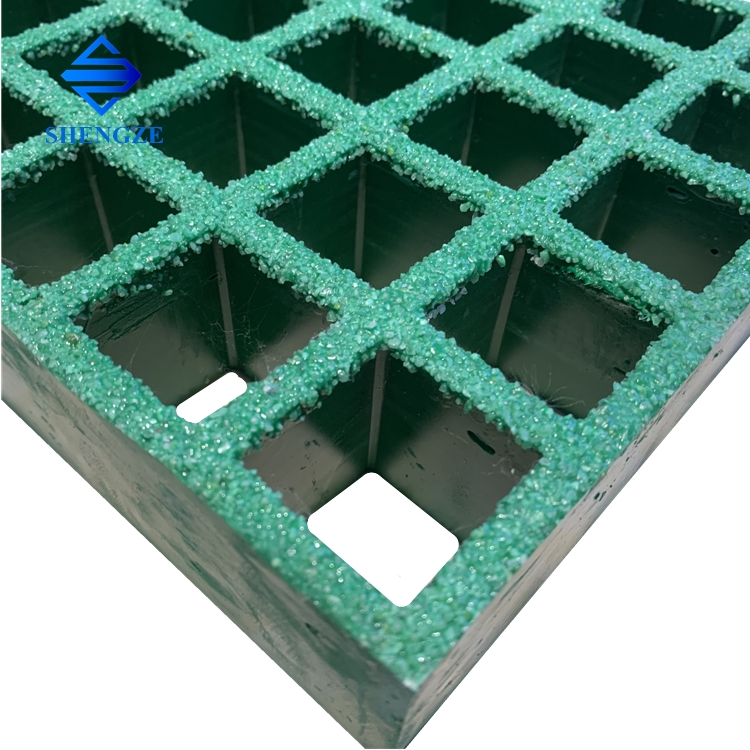 Fiberglass Drain Grate Covers GRP Wire Mesh FRP Molded Walkway Grating