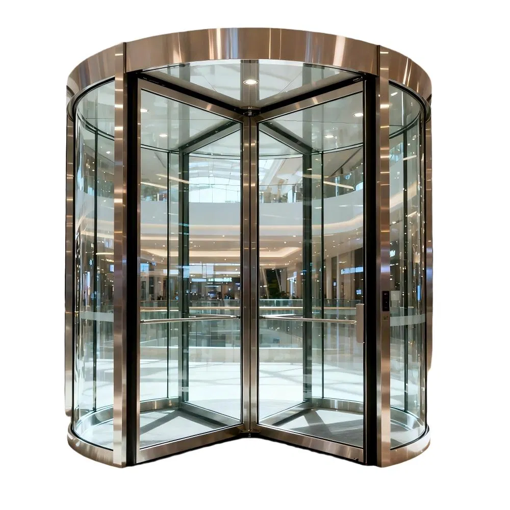 4 Wings Automatic Revolving Door for Bank/Office Building/Shopping Mall/Convention Center