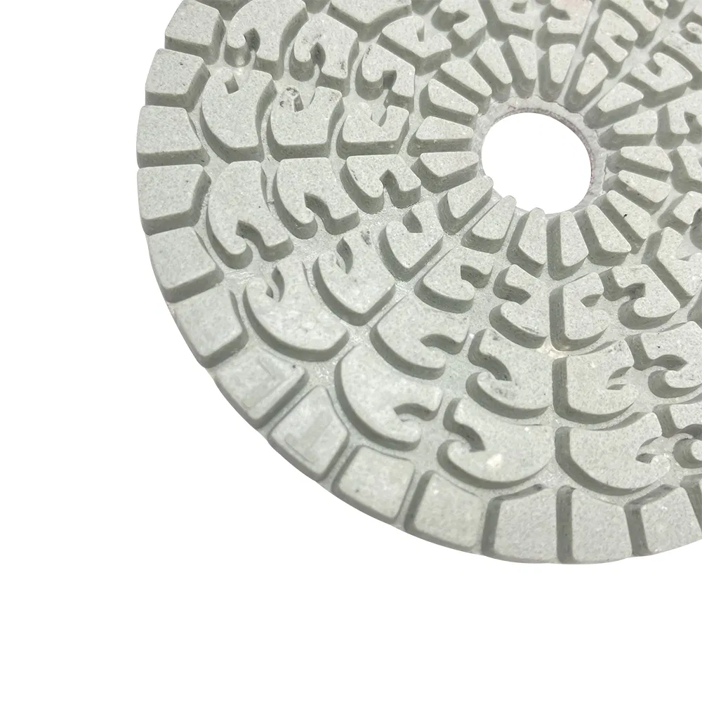 4inch 100mm 400# Nylon Fiber Nano Diamond Polishing Pads for Ceramic Stone Concrete Granite