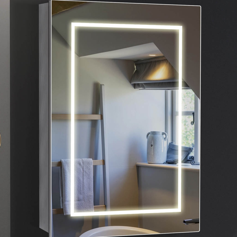 Chic Smart LED Mirror for Elegant Bathroom Decor