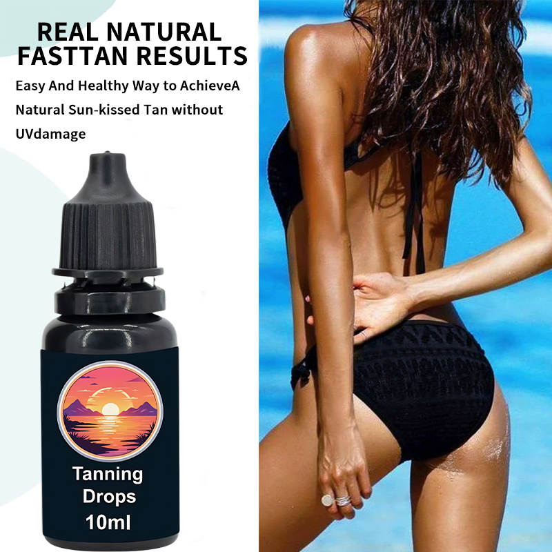 Sunless Tanning Dark Hydration Moisturizing Bronze Self Tanning Drops