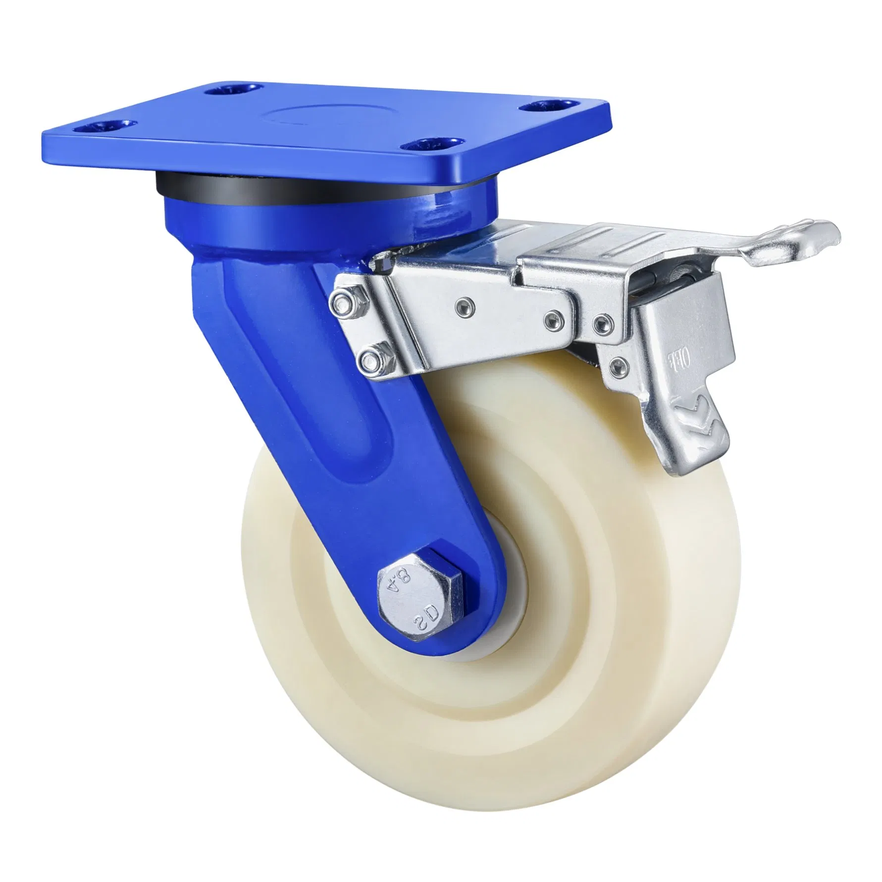 Ultra Heavy Duty Industrial Casters with Nylon Wheels2.