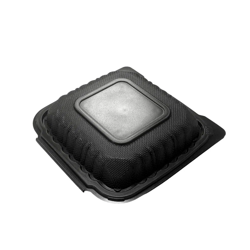 Factory Wholesale Disposable Fruit Salad Food Container Takeaway Plastic Lunch Food Packaging Clamshell Lunch Box