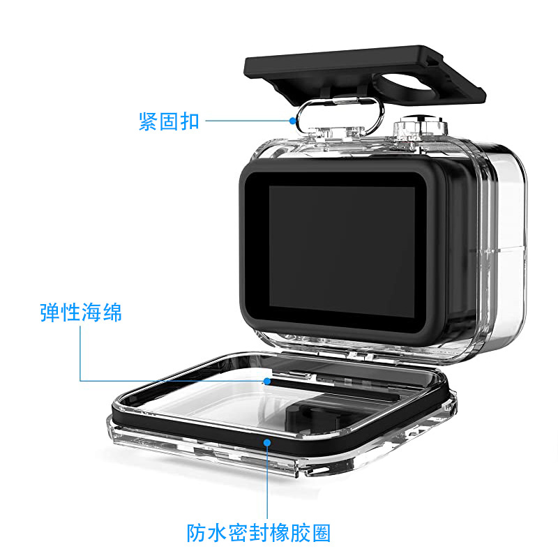Go PRO Waterproof Touch Screen for Gopro 9 10 11 12 Sports Camera Accessories