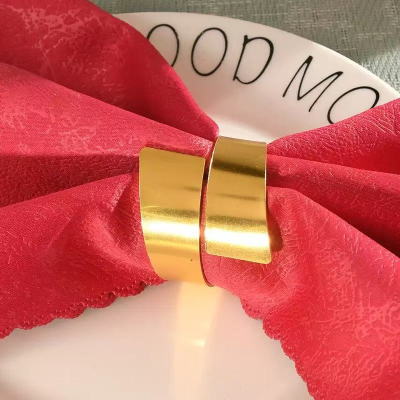 Hot-Selling Stainless Steel Hotel Napkin Ring and Tissue Holder with Elegant Design