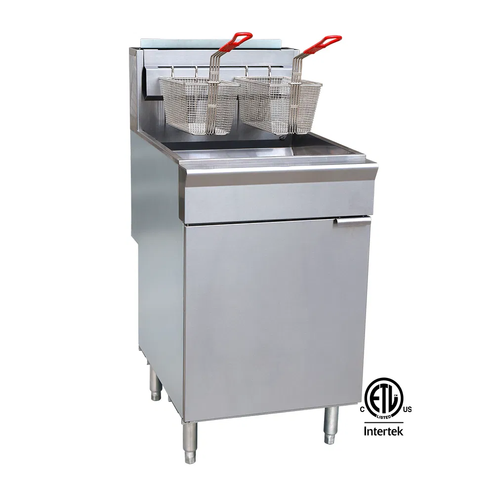 ETL Certificate Approved Commercial Gas Fryer Kitchen Appliance for Restaurant