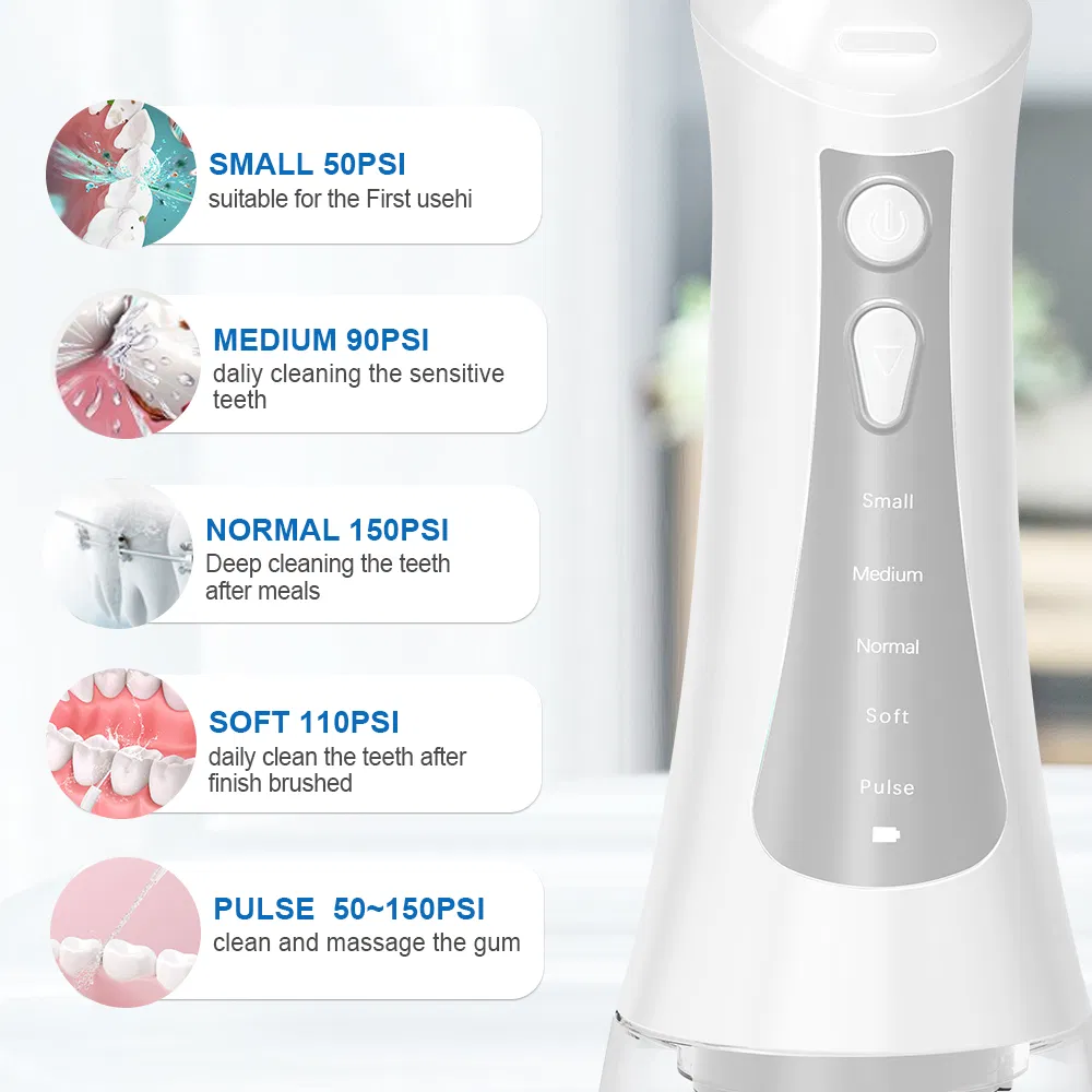 Water Flosser Portable Dental Irrigator Oral Cleaner CE Certificate
