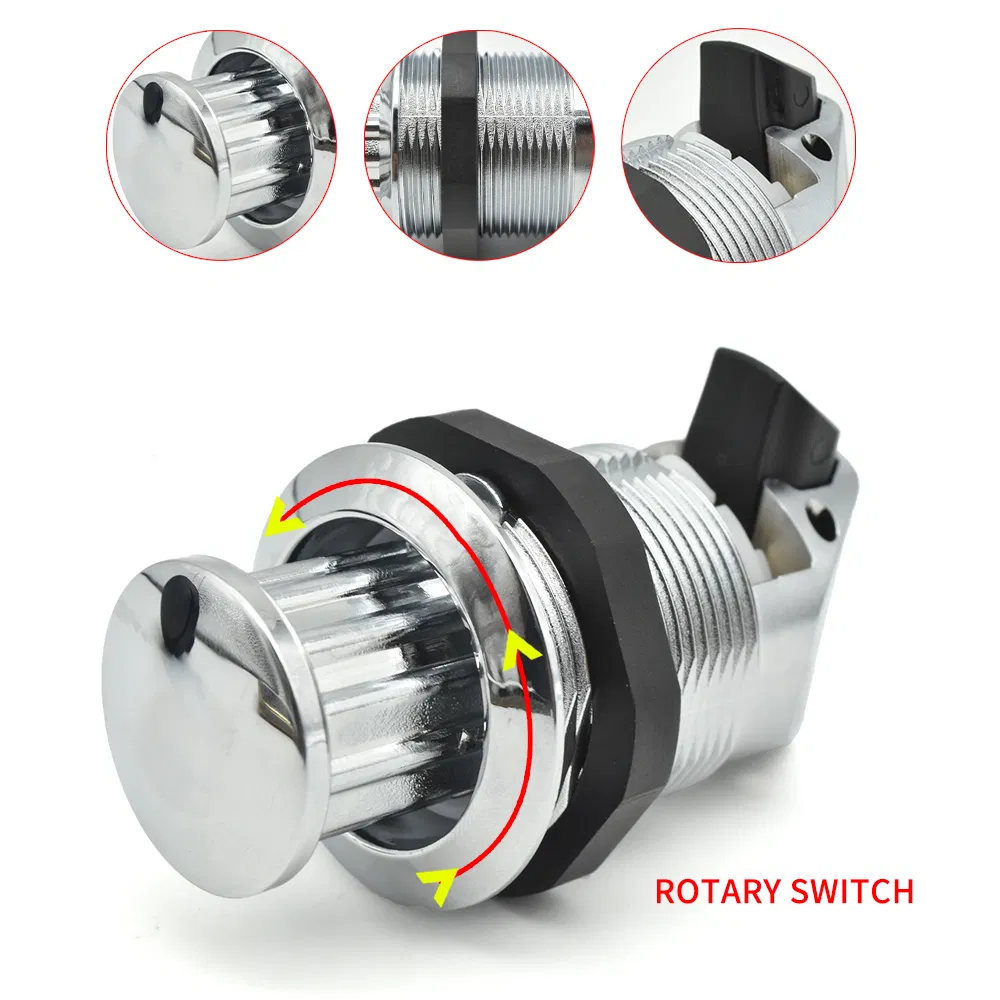 Zinc Alloy Cylinder Press Marble Lock Cylinder Pop up Button Cam Lock