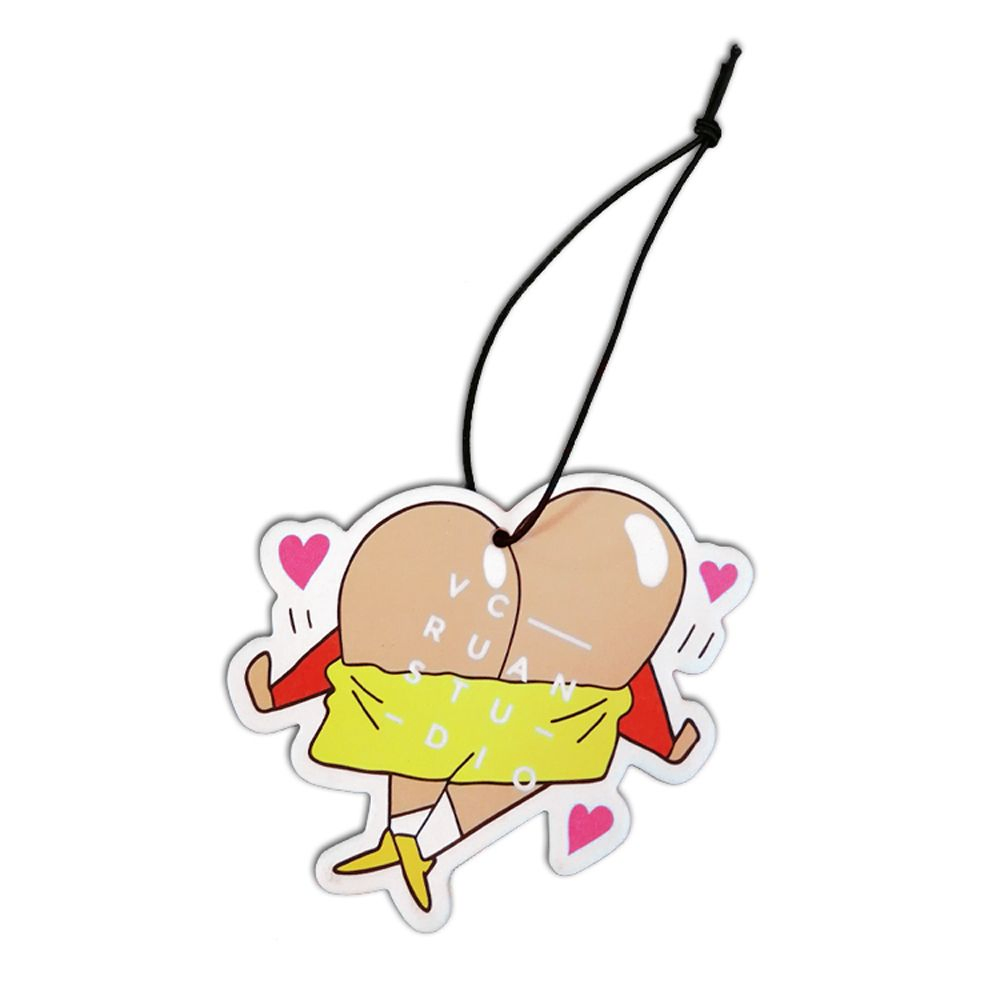 Customized Logo Design Funny Hanging Air Freshener/Custom Aroma and Shape Paper Car Air Freshener Long Lasting Fragrance Retention
