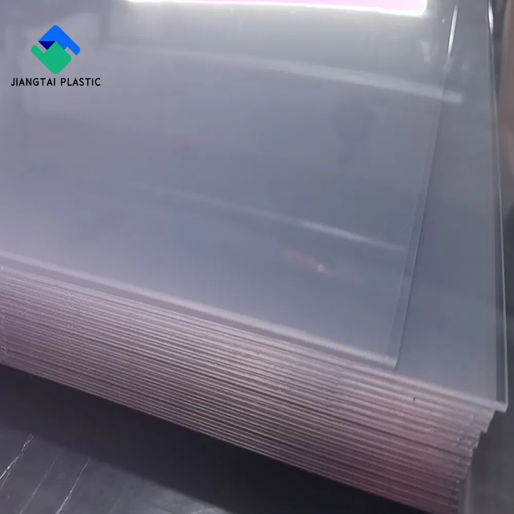 Jiangtai Plastic 0.15mm Clear Transparent PVC Rigid Sheet for Packing