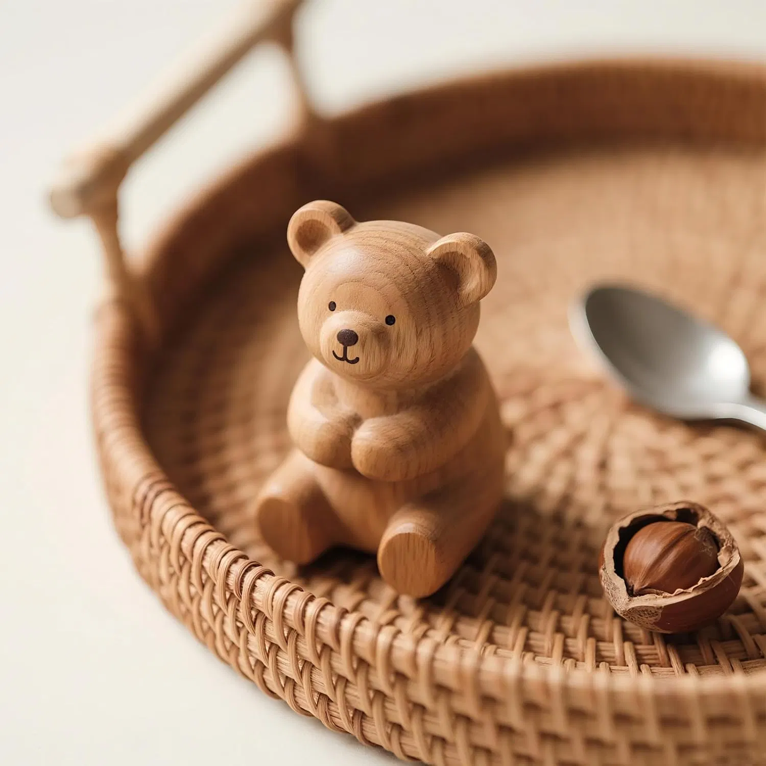 Versatile Storage Basket Round with Handles Medium Support Custom Printing