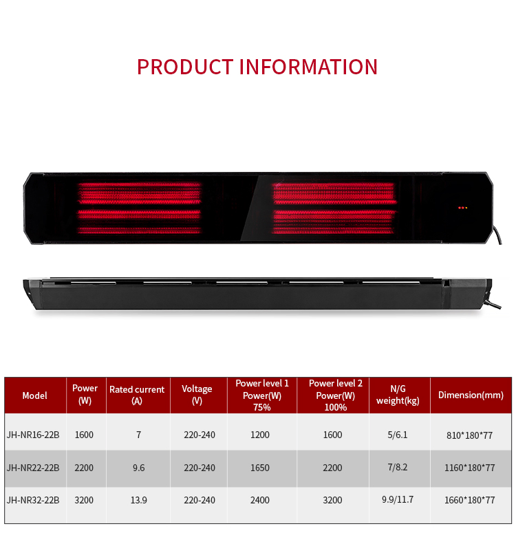 Manufacturer 2200watt Energy Efficient Glass Digital Ceramic Heater