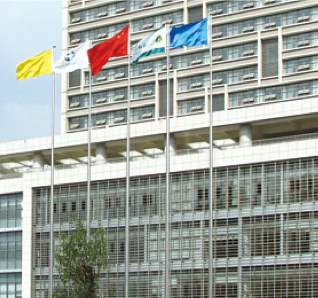 Anchor Bolt Base Aluminium Alloy Banner Pole