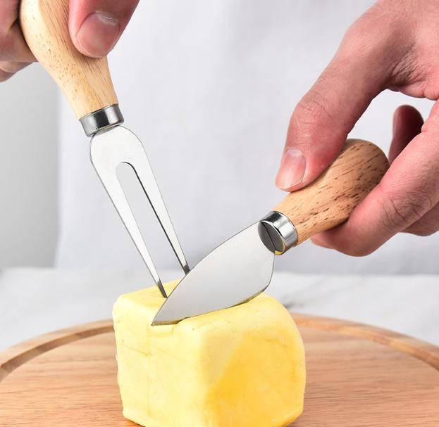 Cheese Board Set - Bamboo Charcuterie Boards with Wooden Appetizer & Cheese Platter