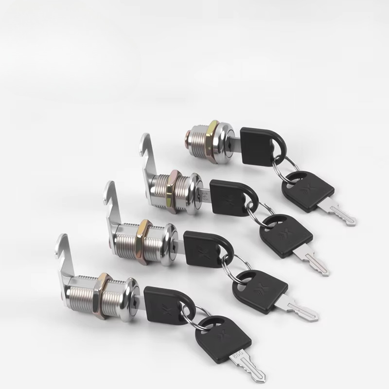 Zinc Alloy Modern Cam Lock Plastic Key for Furniture Cabinet Drawer Mailbox Desk Glass Door