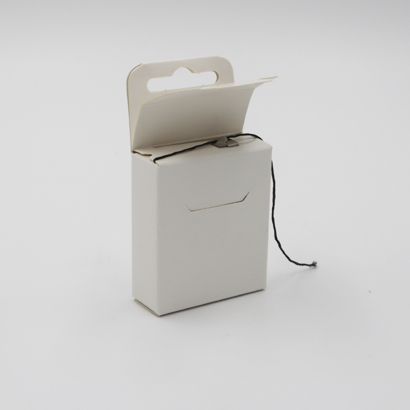 Eco Friendly Biodegradable Charcoal Dental Floss with Paper Box Package