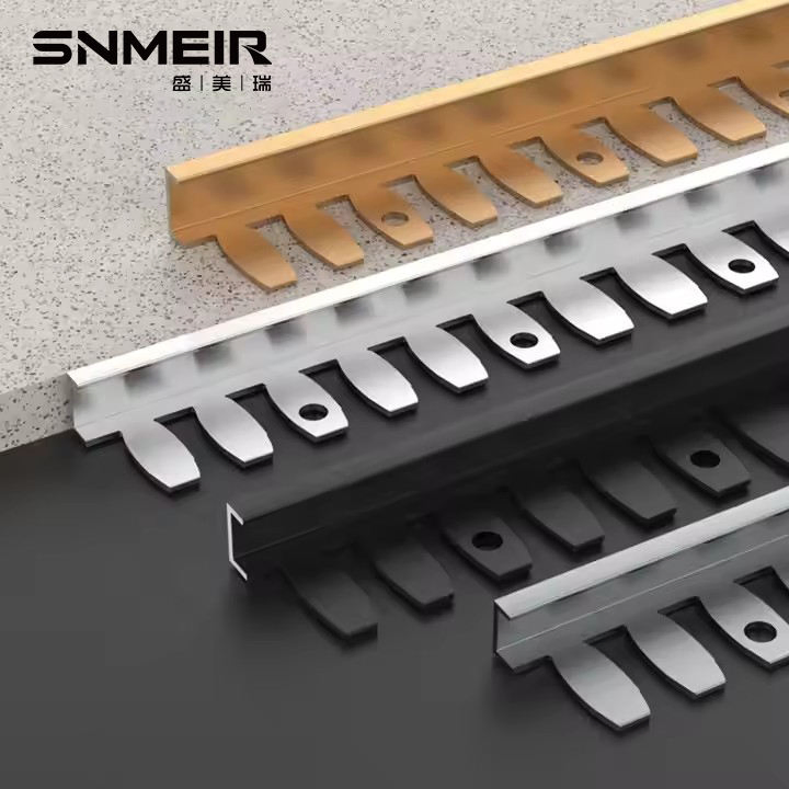 Алюминиевый профиль для плитки Modern Design, 2.44 м