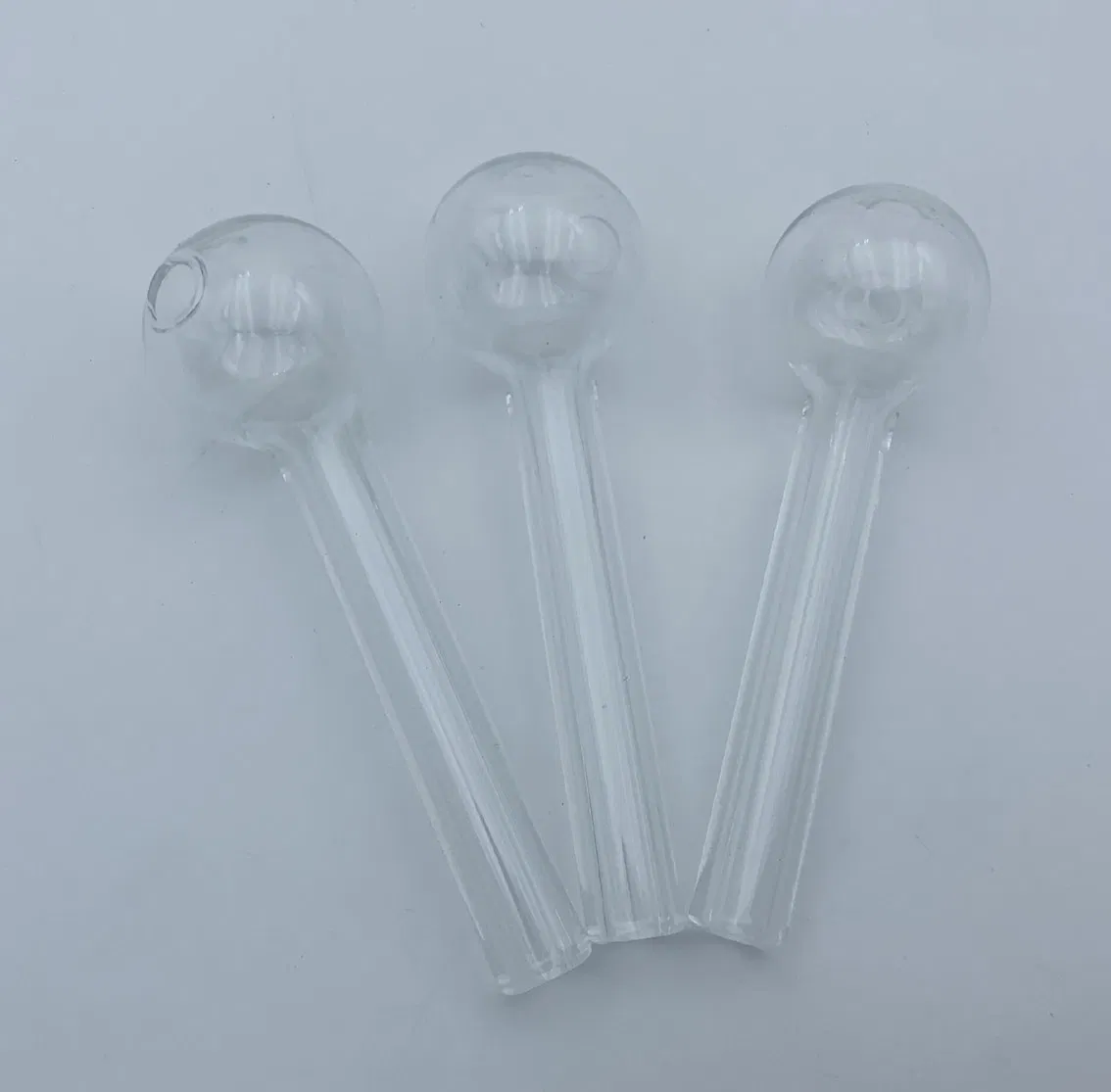 2.8mm Thickness Clear Oil Burner Glass Pipe 4 Inch Glass Pipe Oil Burner