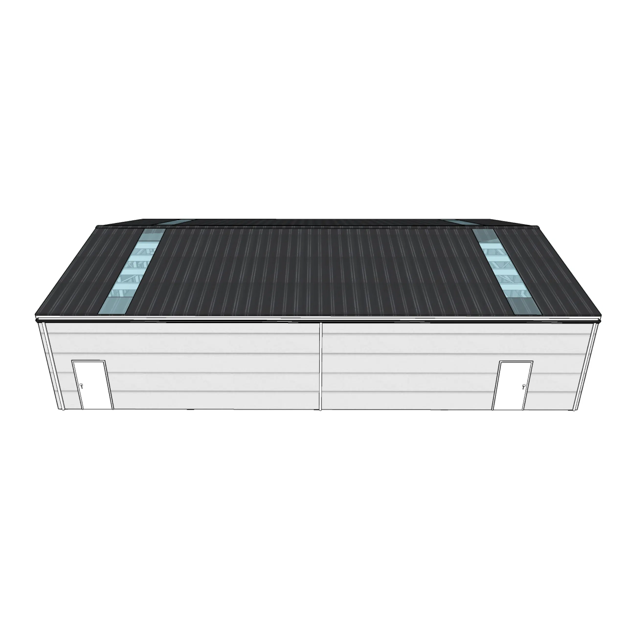 Perfab China Wholesale Customized ISO CE Steel Structure Building Material of Pre-Engineered Light Metal Steel Structure Warehouse with Daylighting Panels